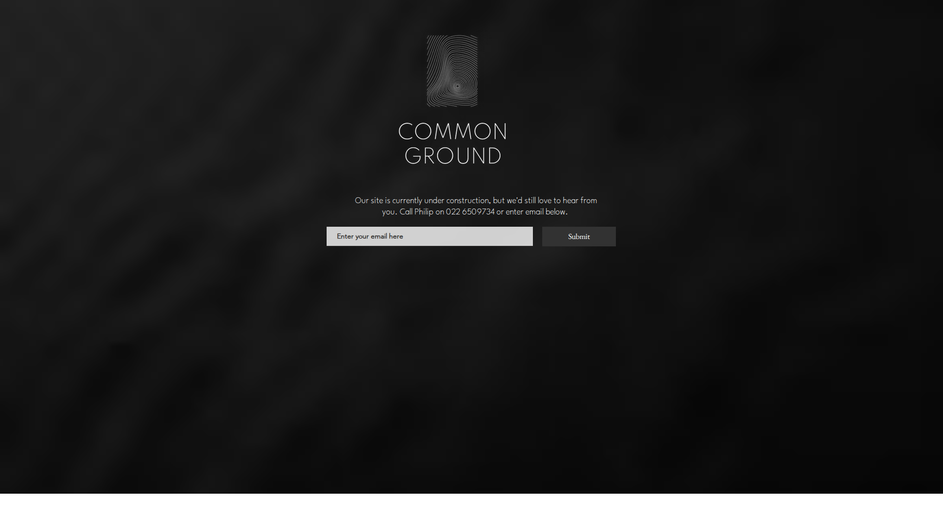 Website snapshot for Common Ground Financial Solutions
