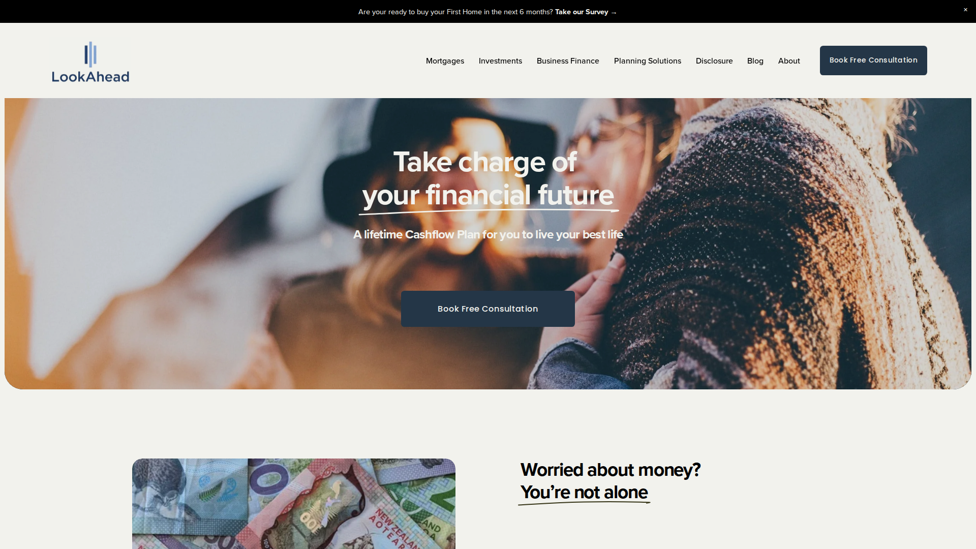 Website snapshot for Lookahead
