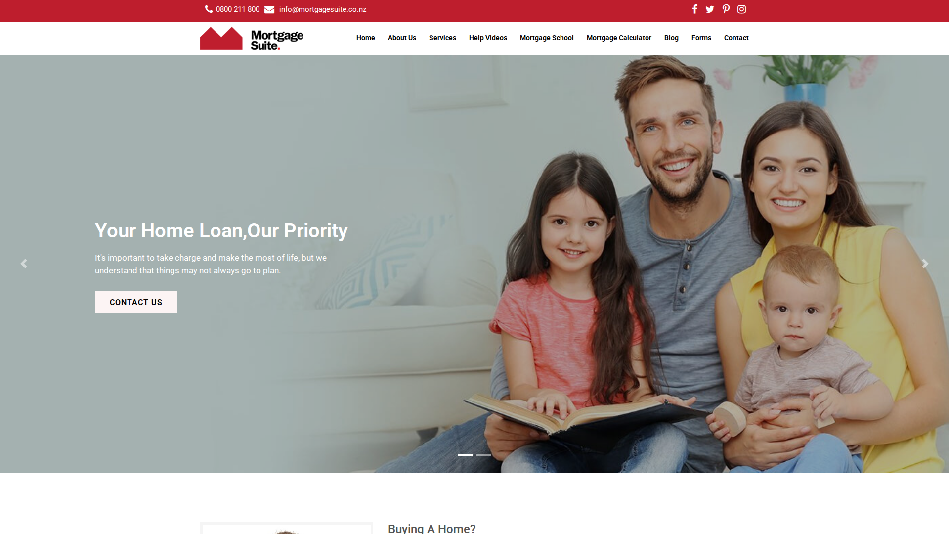 Website snapshot for Mortgage Suite Limited