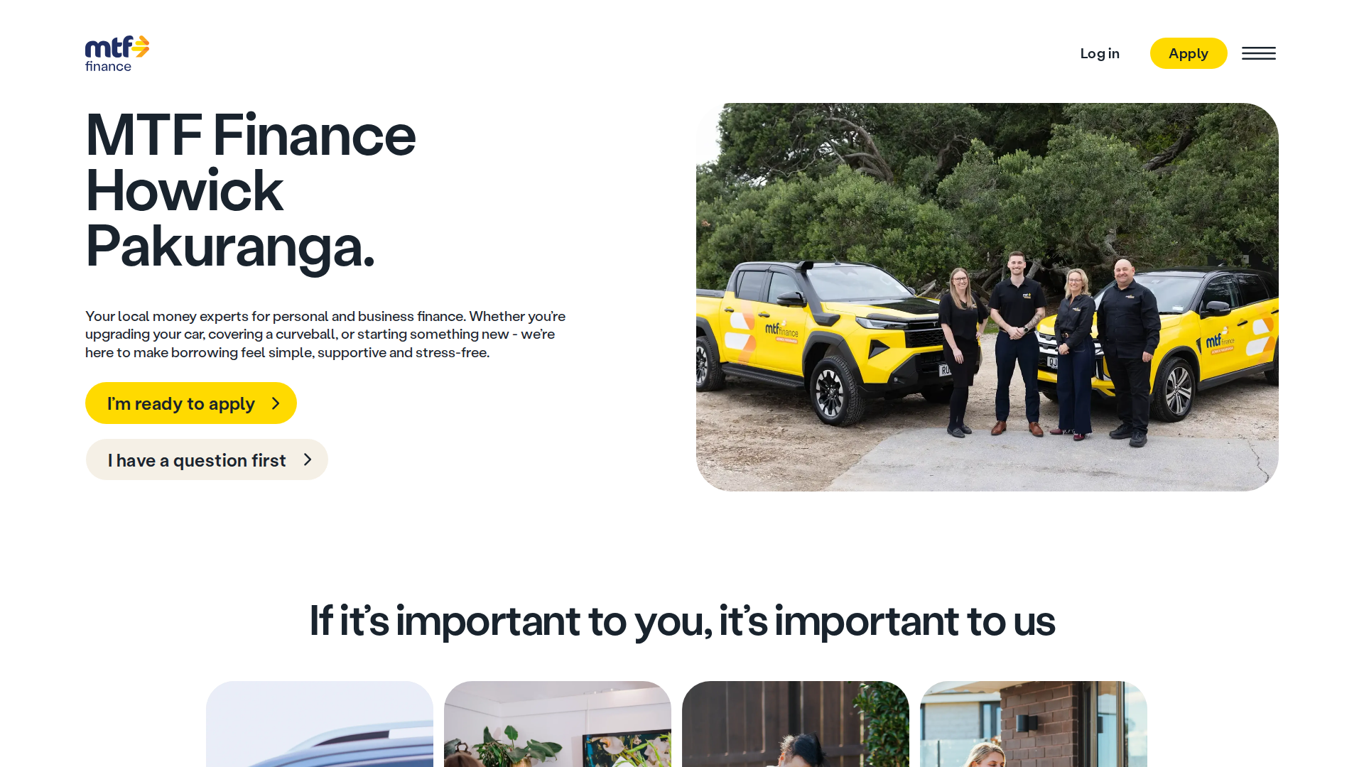 Website snapshot for MTF Howick Pakuranga