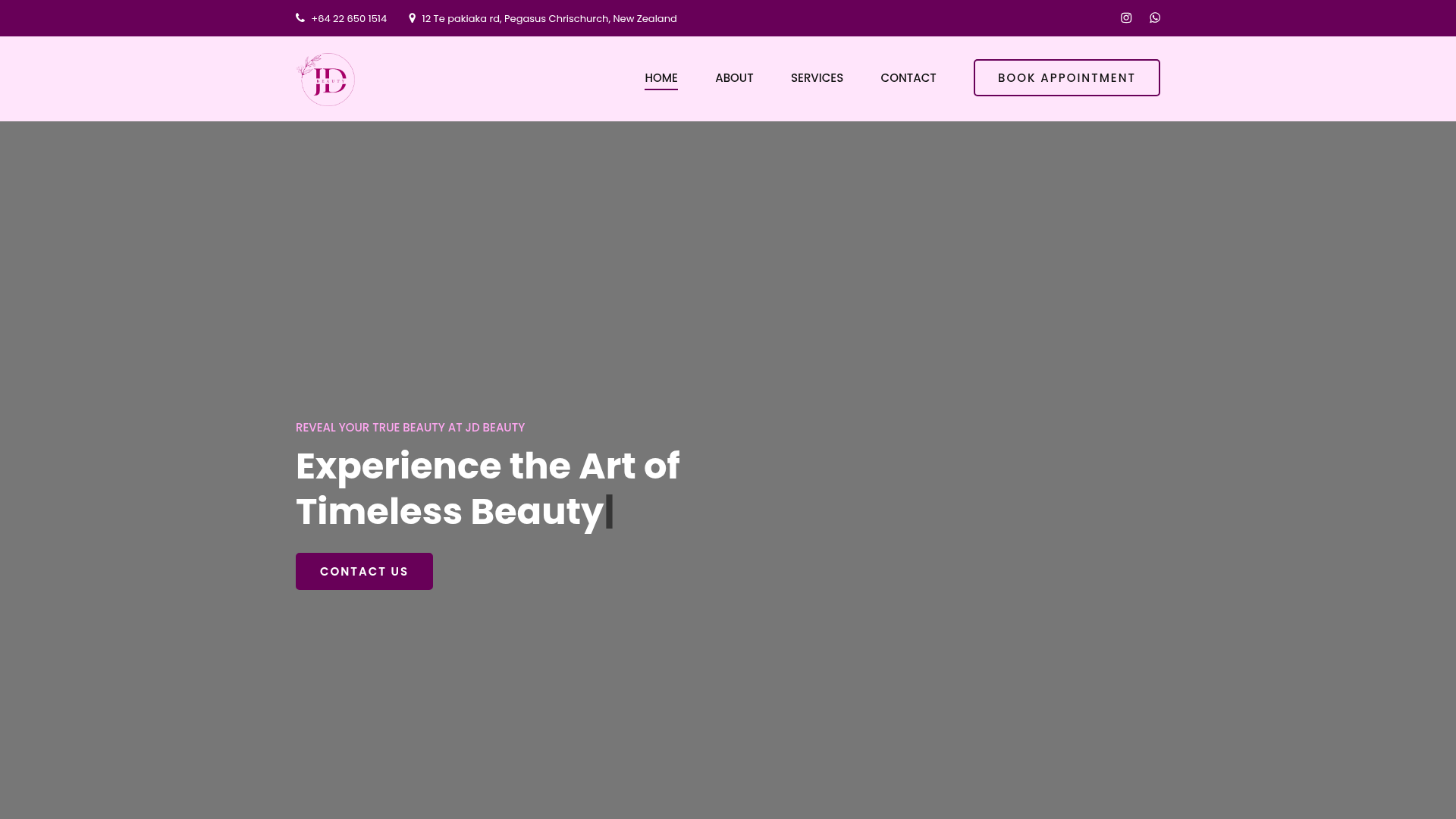 Website snapshot for jd beauty