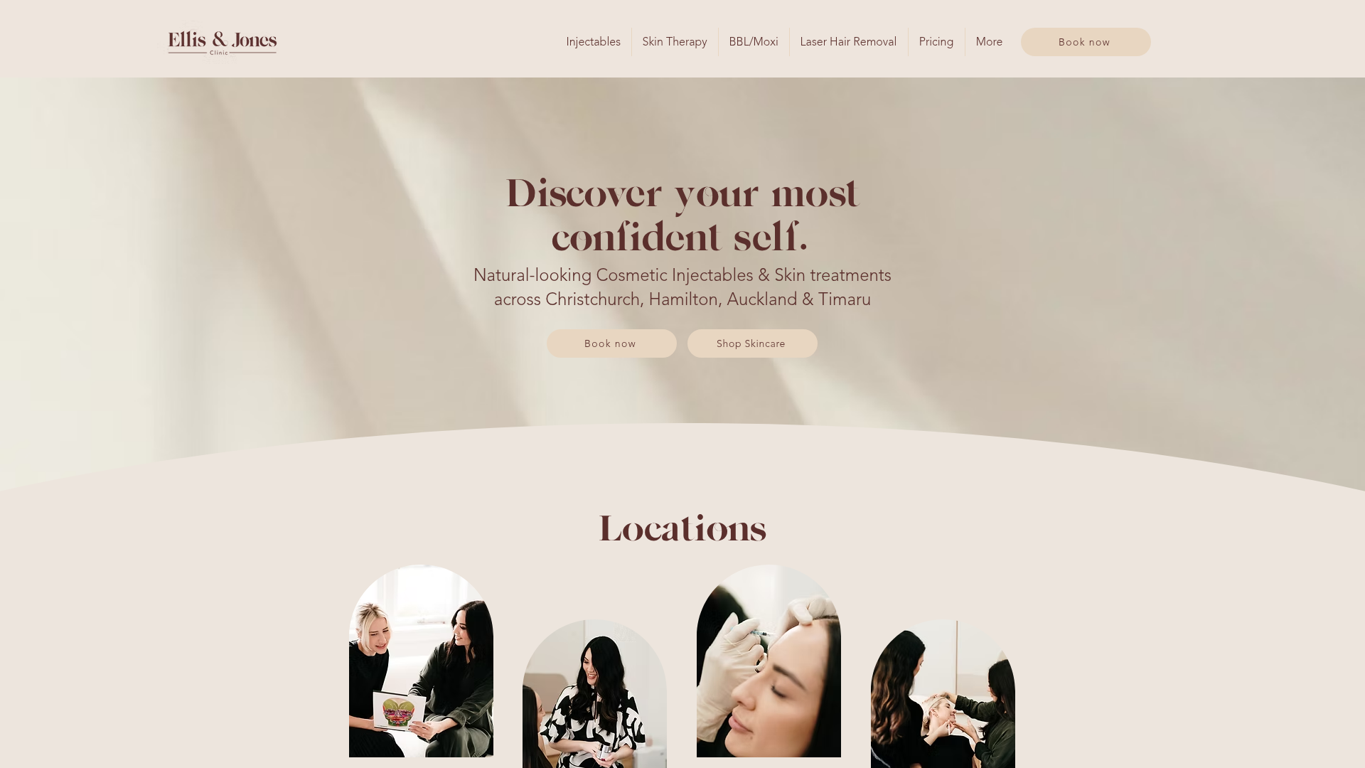 Website snapshot for Ellis & Jones Christchurch
