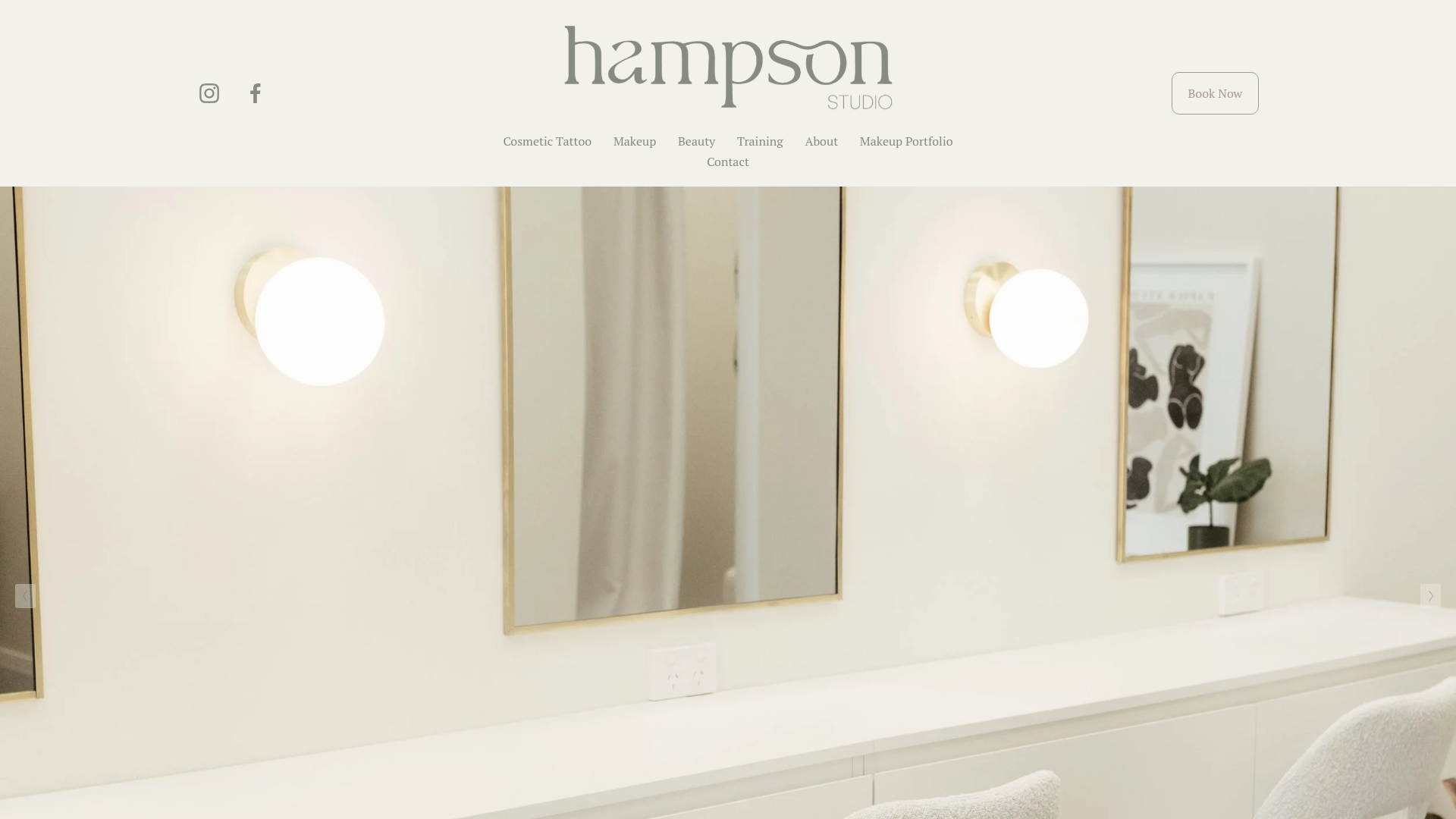 Website snapshot for Hampson Studio