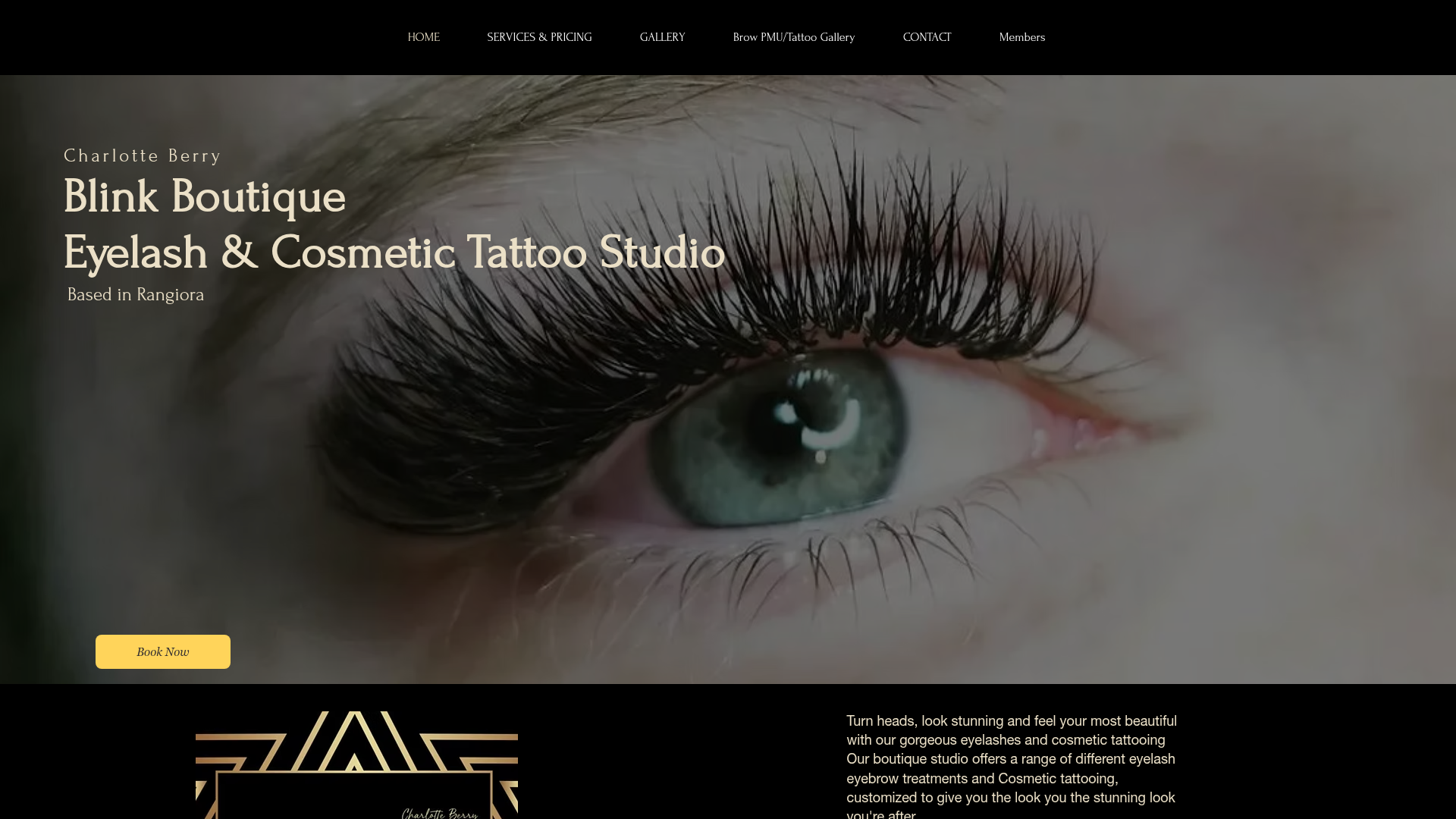 Website snapshot for BLINK Boutique