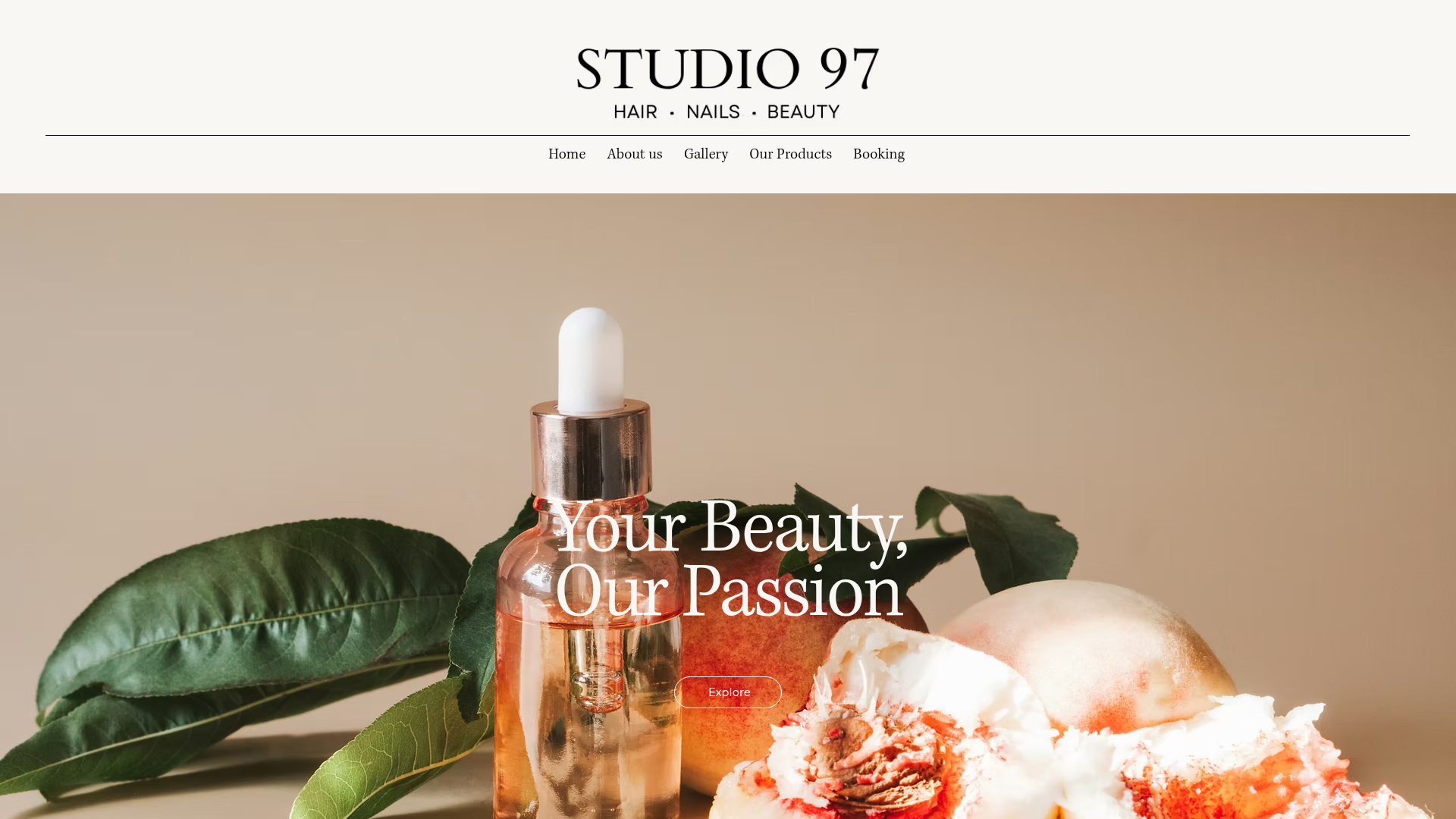 Website snapshot for Studio 97